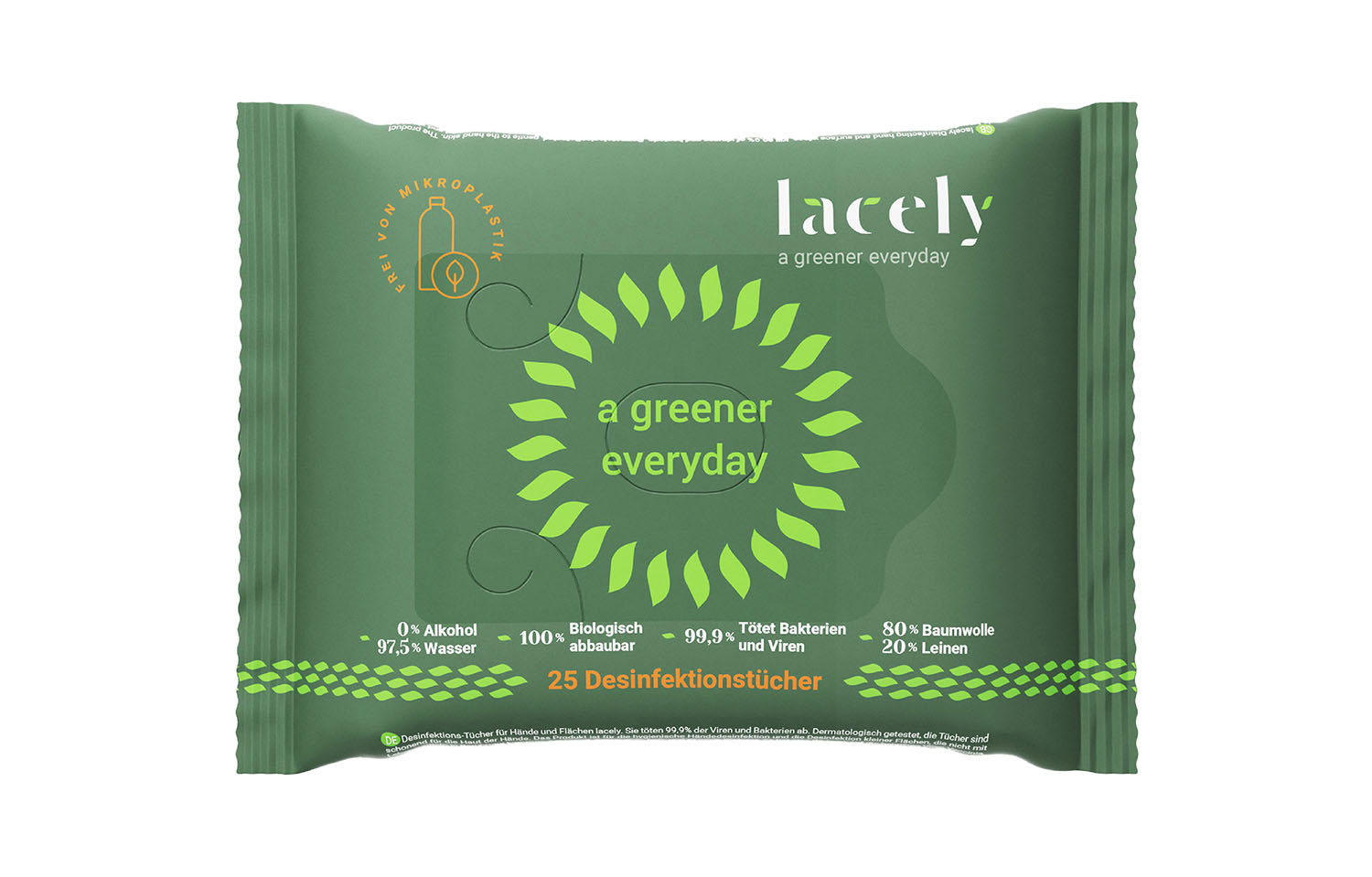 lacely Desinfektionstücher | 24er Pack x 25 Tücher